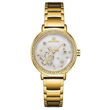 Load image into Gallery viewer, Naviforce Pearl Series Analog Stainless Steel Strap Watch for Women nf5016 (Gold)
