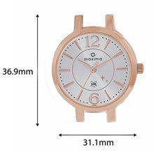 Load image into Gallery viewer, Maxima Attivo Analog Silver Dial Rosegold Women&#39;s Watch- 43091BMLR
