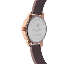 Load image into Gallery viewer, Carlton london Analog Brown Dial Women&#39;s Watch-CL026RBRB
