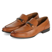 Load image into Gallery viewer, Red Tape Men Tan Leather Loafers-8 UK (42 EU) (RTS11713D)
