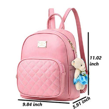 Load image into Gallery viewer, Mackchan Women Backpack Baby Pink MC-0032

