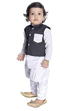 Load image into Gallery viewer, NEW GEN Boys Jacket with kurta pajama (Black_3-4 years)
