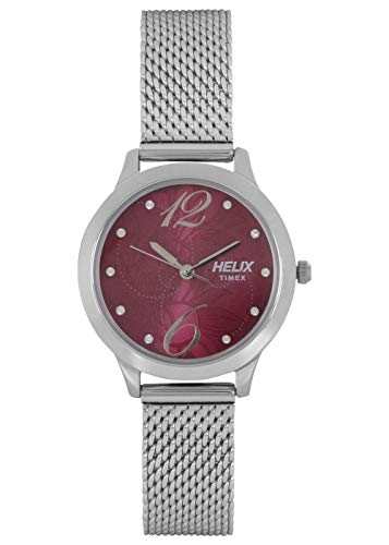 helix Analog Red Dial Women's Watch-TW022HL16