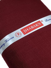 Load image into Gallery viewer, JHABAK&#39;S Pack of 4 Unstitched Exclusive Shirt Fabric Combo for Men - Cotton Blend Material - 2.25m Shirt Cloth (Royal Blue, Maroon, Beige, Sand Color)
