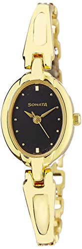 Sonata Analog Black Dial Women's Watch NM8048YM03/NN8048YM03