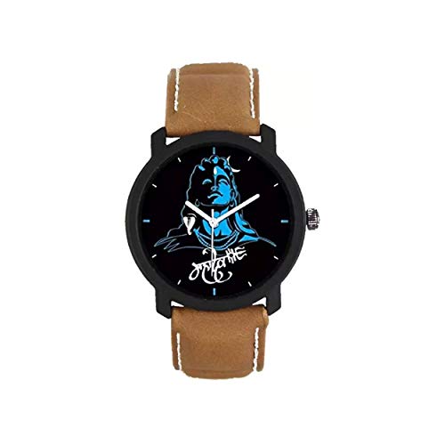 Analogue Dial and Leather Strap Women's Watch (World Cup)
