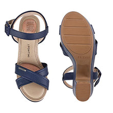 Load image into Gallery viewer, Mochi Women&#39;s Blue Fashion Sandals-5 UK (38 EU) (75-7733)
