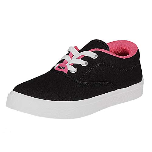 DAYZ Girls GCS-36-Black/Pink_6 Black Sneaker (GCS-36-Black/Pink)