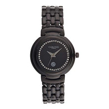 Load image into Gallery viewer, Carlton london Analog Black Dial Women&#39;s Watch-CL011BBAB
