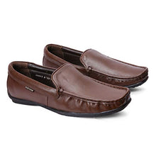Load image into Gallery viewer, Red Chief Men Brown Genuine Leather Slip-On Casual Shoes - RC15013 003 (8 UK/India)
