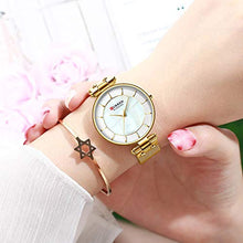 Load image into Gallery viewer, Curren CR-9056-Gold White Analog Watch - for Girls
