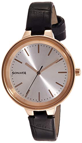 Sonata Busy Bees Analog Silver Dial Women's Watch NM8159WL01 / NL8159WL01
