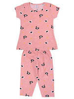 Smarty Baby Girl's Cotton Block Print Top And Pyjama Set Pack Of 1 Piece (SMARTY-GIRLS-HS-NS-392-PINK-20_Pink_18-24 Months/50 Cm)