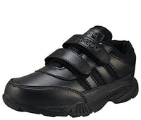 Action Shoes Synergy Boy's and Girl's Black Synthetic Velcro School Shoes -8 UK