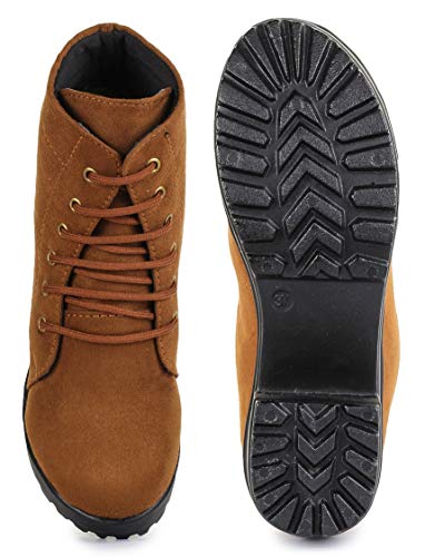 High neck sales shoes leather