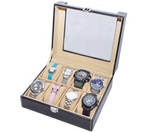 Load image into Gallery viewer, KNOTT Watch Case for Men Watch Case Holder Watch Box Organizer Watch Case for 10 Pillow
