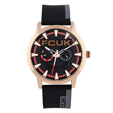 Load image into Gallery viewer, FCUK Analog Black Dial Men&#39;s Watch-FK0007B
