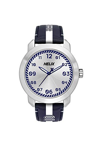 Helix Analog Silver Dial Men's Watch-TW036HG07