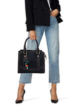 Load image into Gallery viewer, Vismiintrend Stylish Vegan Leather Sling Crossbody Top Handle Bag for Women | Women&#39;s Shoulder Handbag | Gift for Her | Freedom Sale | Rakhi Gift | Black
