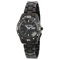 Star Trend ST-7033 Black Day & Date Analogue Watch for Girls|Women's