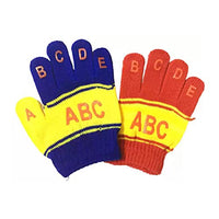 JMP Kids Boys & Girl's Toddler ABC Letters full Finger Winter Gloves/Mittens (Multicolor,1-4 Years)-(Pack of 02)
