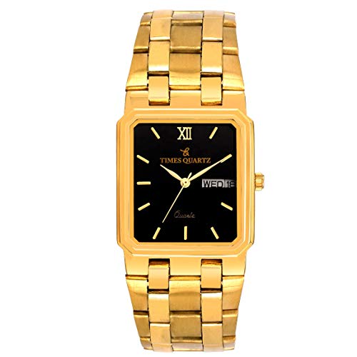 Timesquartz Wrist Watch for Mens Analog Black Dial Men's Watch - A 182