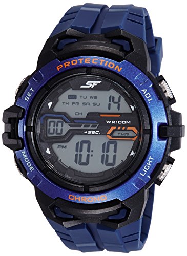 SF Digital Grey Round Dial Men's Sport Watch-NN77076PP01
