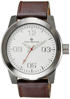 Giani Bernard Shield Analog White Dial Men's Watch - GB-103B