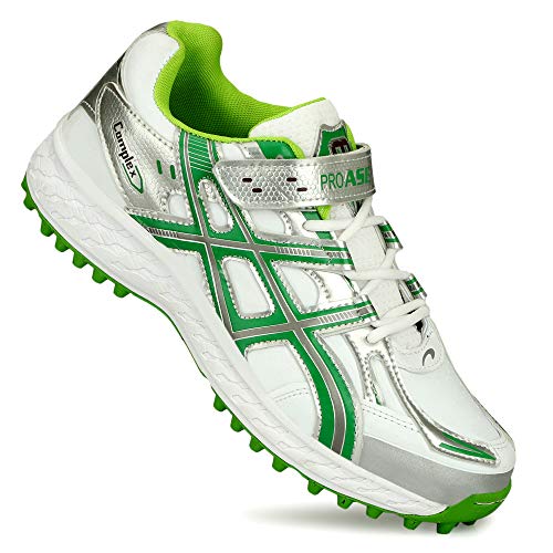 ASE PRO White & Green Professional Cricket Shoes for Men_7