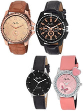 Load image into Gallery viewer, Pappi-Haunt Analogue Multi-Colour Dial Women&#39;s Watches -Dual Couple Watches
