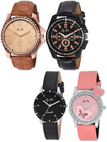 Pappi-Haunt Analogue Multi-Colour Dial Women's Watches -Dual Couple Watches