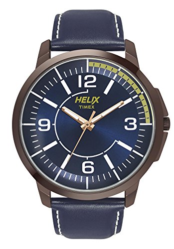Helix Analog Blue Dial Men's Watch-TW027HG16