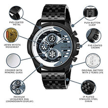 Load image into Gallery viewer, Duke Solid Stainless Steel Strap| Metal Body| Water Resistance| Trendy Design| Push Button| Durable| Chronograph Mens Watch- Grey Dial
