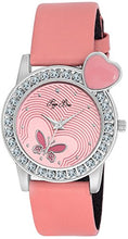 Load image into Gallery viewer, Pappi-Haunt Designer Vintage Leather Combo - 7 Multicolor Bracelet Butterfly Watch &amp; Cute Heart Pink Butterfly Analog Casual Leather Watch for Girls, Women - Combo Offer
