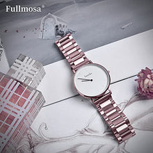 Load image into Gallery viewer, Fullmosa Quick Release Watch band, Stainless Steel Watch strap 16mm, 18mm, 20mm, 22mm or 24mm, 22mm Rose Pink
