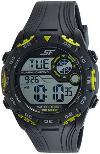 Sonata Fibre (SF) Digital Black Dial Men's Watch-NM77068PP02 / NL77068PP02