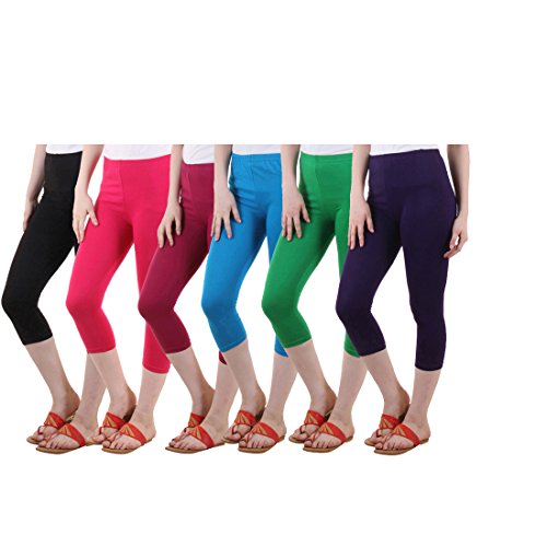 Diaz Capri for Women, Plain Capri for Girls, 3/4th Pants for Women