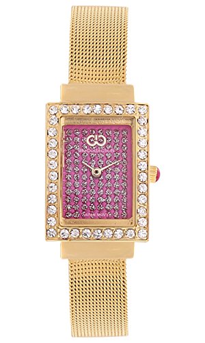 Inara by Gio Collection Analog Pink Dial Women Watch- G2066-33