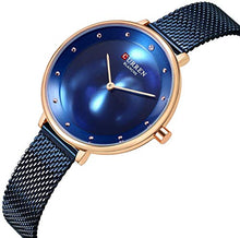 Load image into Gallery viewer, Curren Analogue Stainless Steel Quartz Wrist Watch for Women and Girls
