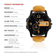 Load image into Gallery viewer, Relish Analogue Men&#39;s Watch (Multicolored Dial Yellow Colored Strap)
