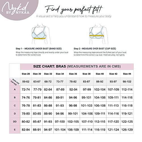 NYKD by Nykaa Lift Me Up Heavy Bust Everyday Cotton Bra for Women