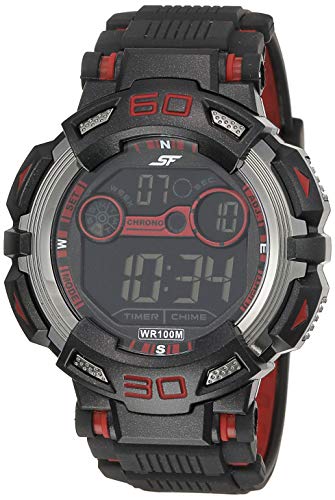 Sonata Ocean Series II Digital Black Dial Men's Watch -NM77009PP01 / NL77009PP01