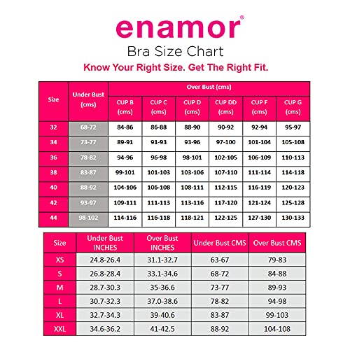 Enamor A039 Perfect Coverage Stretch Cotton T-Shirt Bra- Padded