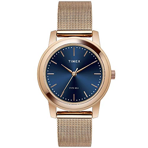 Timex Analog Blue Dial Women's Watch-TW000W112