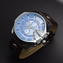 Load image into Gallery viewer, CURREN Men Watches Luxury Gold Male Fashion Leather Strap Outdoor Casual Sport Wristwatch with Big Dial
