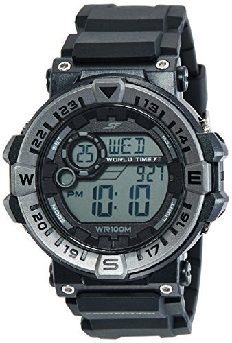 Sonata Fibre (SF) Digital Black Dial Men's Watch-NM77061PP01 / NL77061PP01