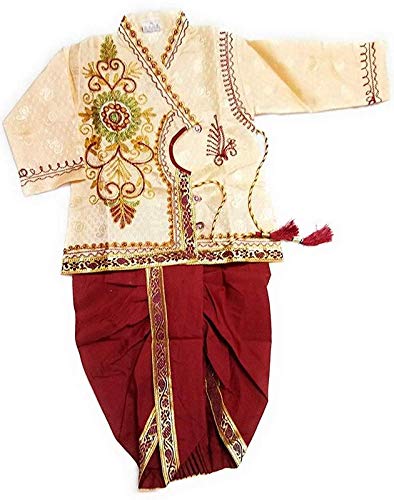Jinie Baby Boy s Silk Cotton Blend Dhoti Kurta Pyjama Dress