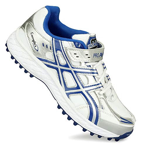ASE PRO White & Blue Professional Cricket Shoes for Men_8