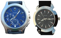 J3AV Men Fancy Analogue Watches with Sporty Looks (Set of Two)