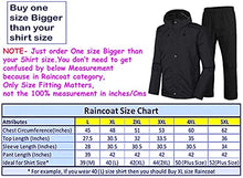 Load image into Gallery viewer, Men&#39;s zoom regular Raincoat for men waterproof for Bike-Reversible Double layer with hood packed in a storage Bag (2XL, Blue)
